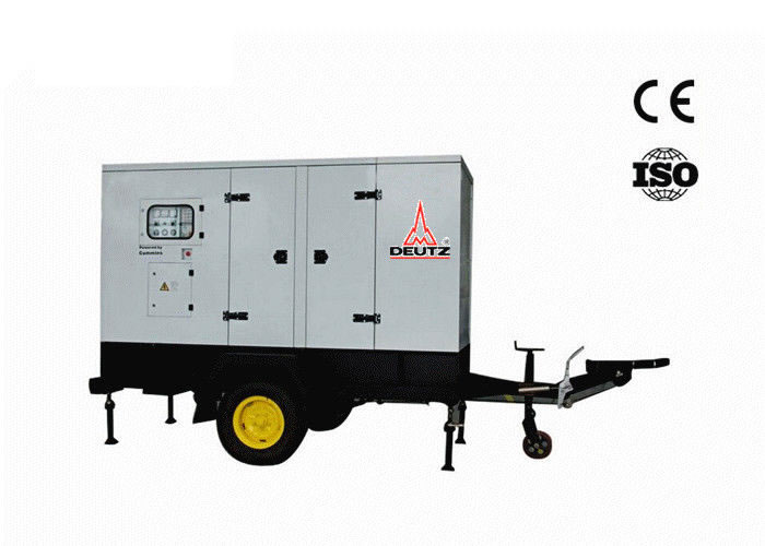 400V 10KVA Mobile Genset Trailer , Trailer Mounted Diesel Generator
