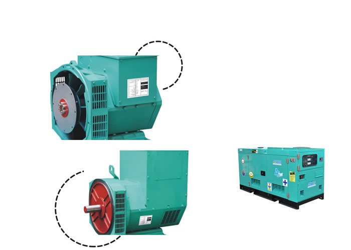 Electric Start 6.5KW Three Phase Brushless Alternator
