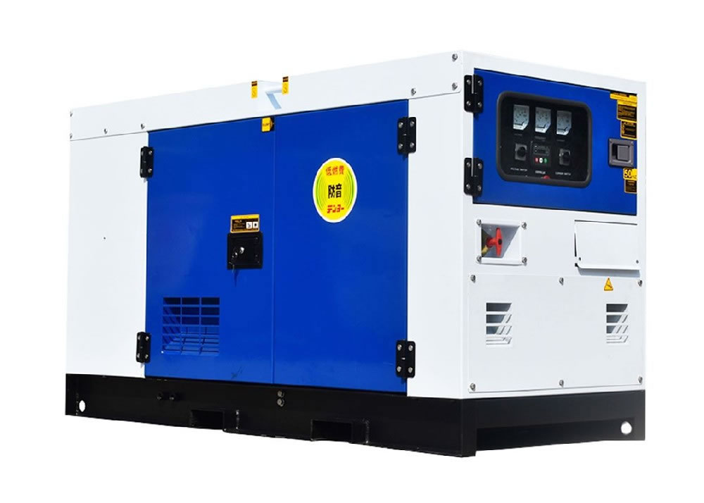 43KVA 34KW Canopy Diesel Generator , Electric Start Silent Generator
