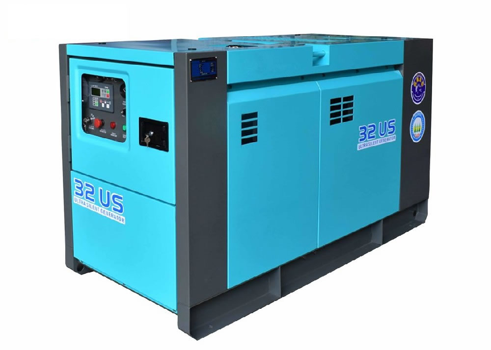 32A 1500RPM 4 Stroke Standby Diesel Generator